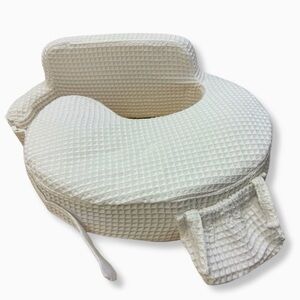 My Brest Friend Super Deluxe Nursing Pillow- White Waffle
